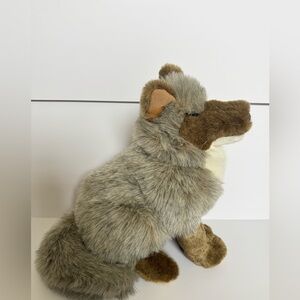 Folkmanis Coyote Puppet 20” Plush Hand Puppet Realistic Animal Toy